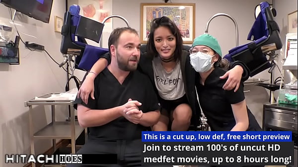 Human Guinea Pig Gets Mandatory Hitachi Orgasms From Nurse – Channy Crossfire